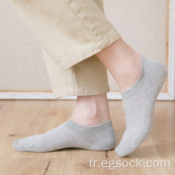Chaussettes fines antidérapantes en maille d&#39;été pour femmes